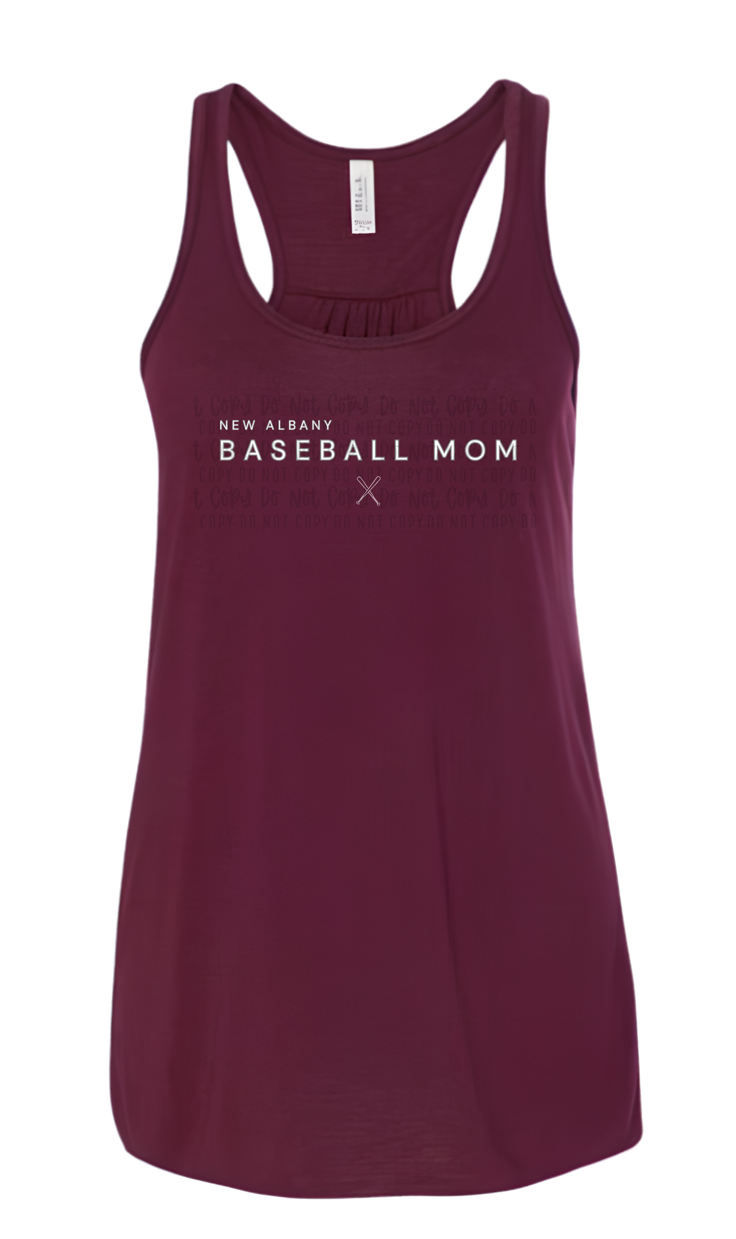 NA Baseball Mom - Women’s flowy razorback Tank top ** Please read description