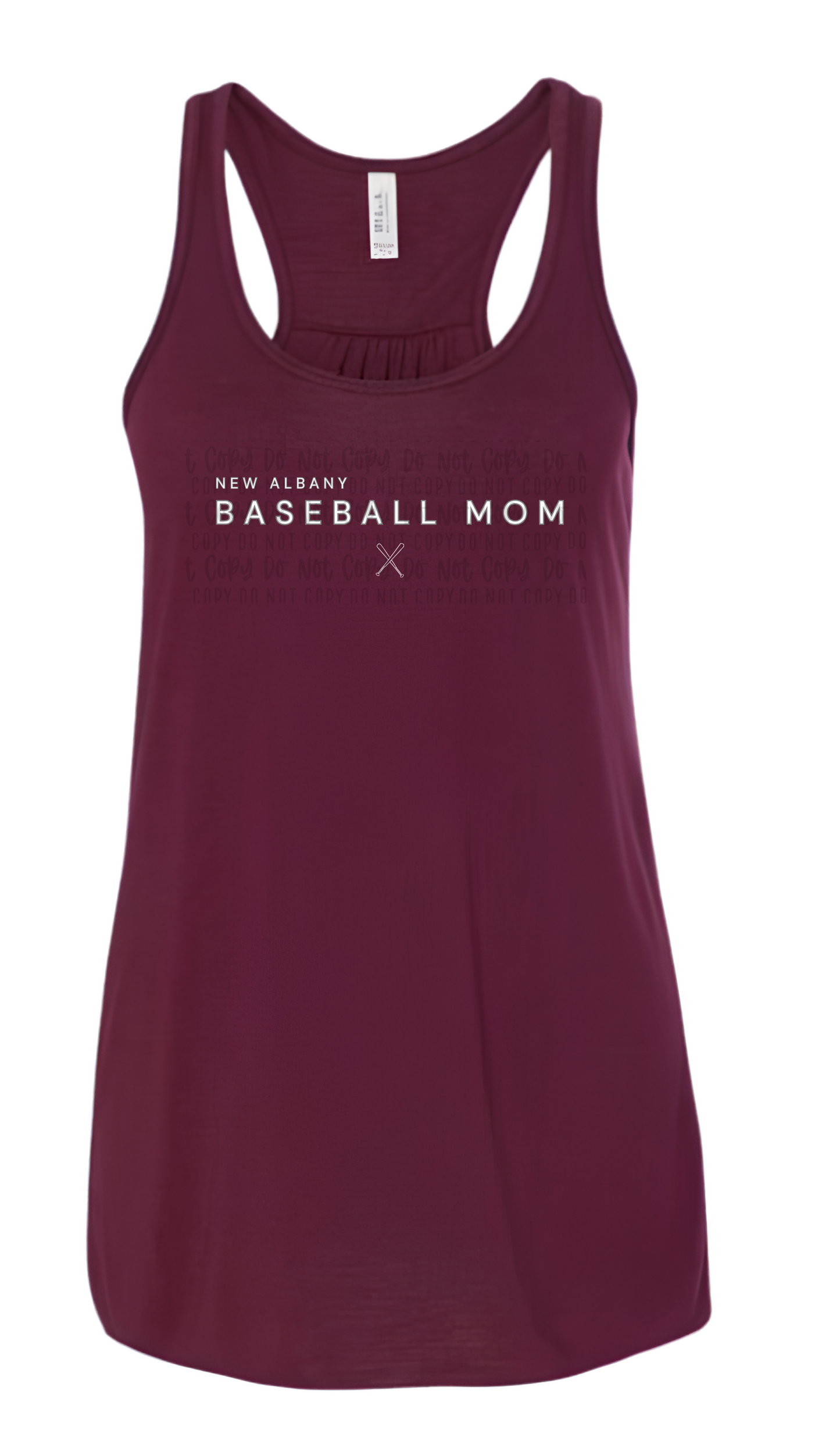 NA Baseball Mom - Women’s flowy razorback Tank top ** Please read description