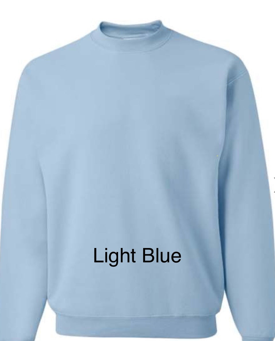 Custom Crewneck sweatshirt  (Please upload your Image)