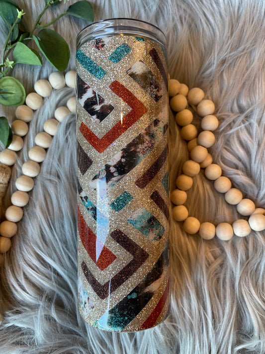 20oz Western tumbler