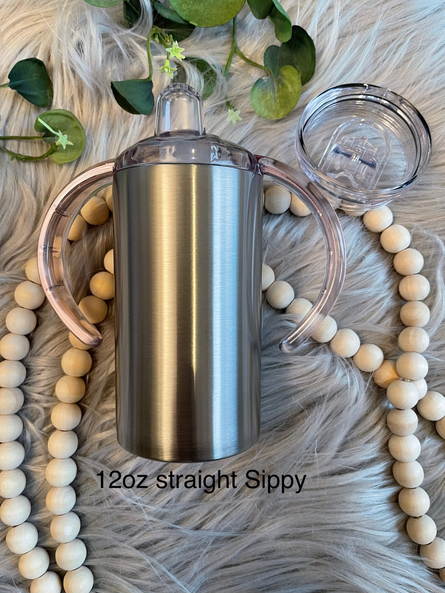 12oz straight/ sippy cup
